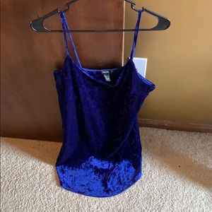 Sexy Velvet Blue Dress